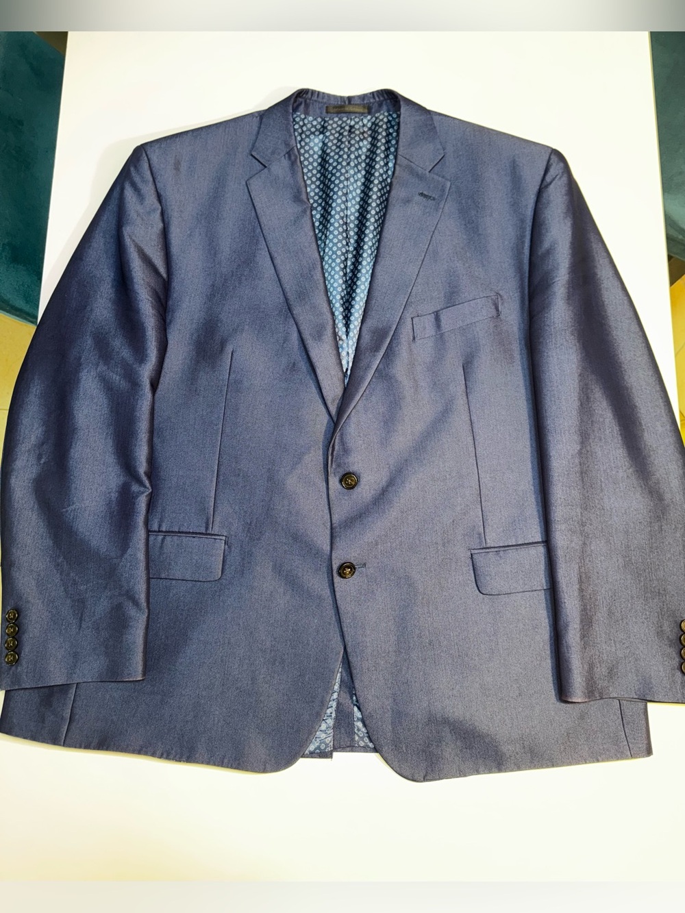 Lauren Ralph Lauren Men’s Blue Blazer Sport Coat 50L(approximately)Two Button